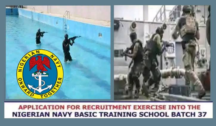 Recruiting for Batch 37 of the Nigerian Navy Basic Training School